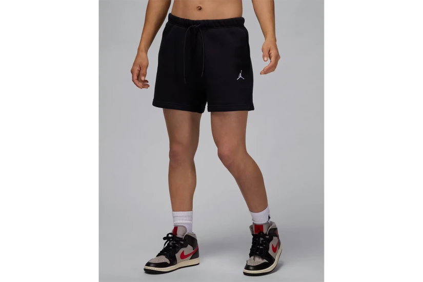 Jordan Brooklyn Fleece Γυναικείο Αθλητικό Σορτς Μαύρο