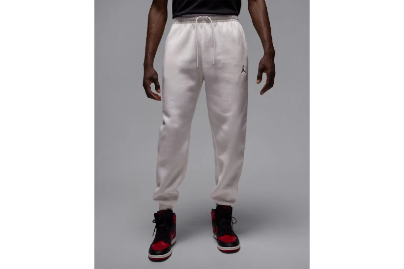 Jordan Brooklyn Fleece Ανδρικό Παντελόνι Φόρμας Εκρού