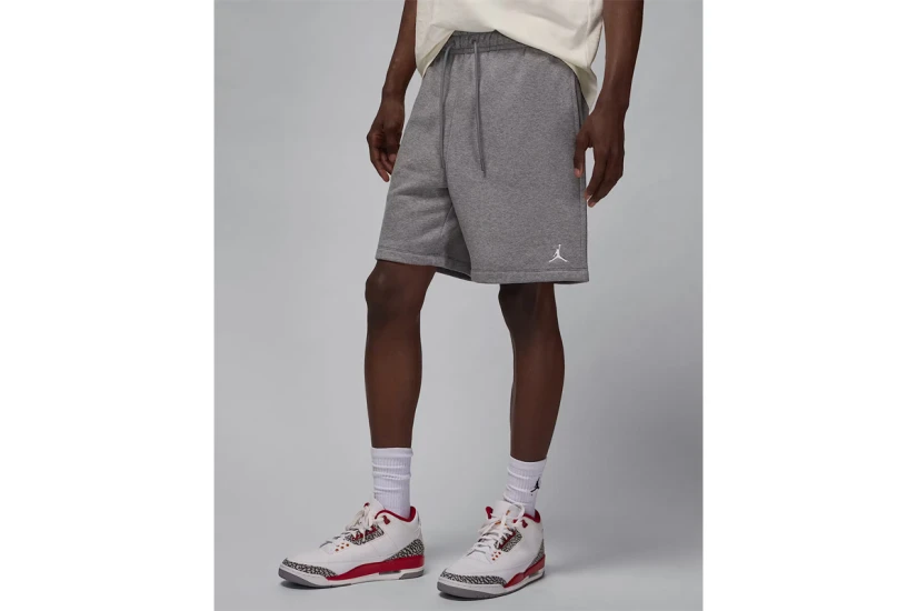 Jordan Brooklyn Fleece Ανδρική Αθλητική Βερμούδα Γκρι