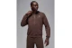 Jordan Brooklyn Fleece Ανδρική Ζακέτα με Κουκούλα Καφέ
