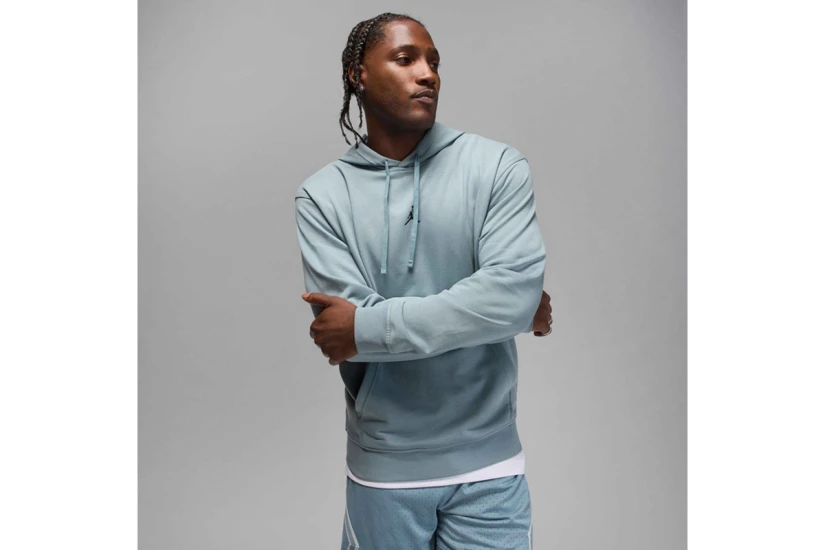 Jordan Sport Crossover Dri-FIT Ανδρικό Φούτερ με Κουκούλα Γκρι