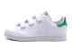 Adidas Originals Stan Smith Παιδικά Sneakers Λευκά, Πράσινα