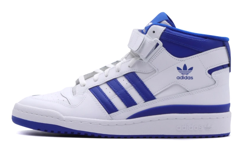 Adidas Originals Forum Mid Ανδρικά Sneakers Λευκά, Ρουά
