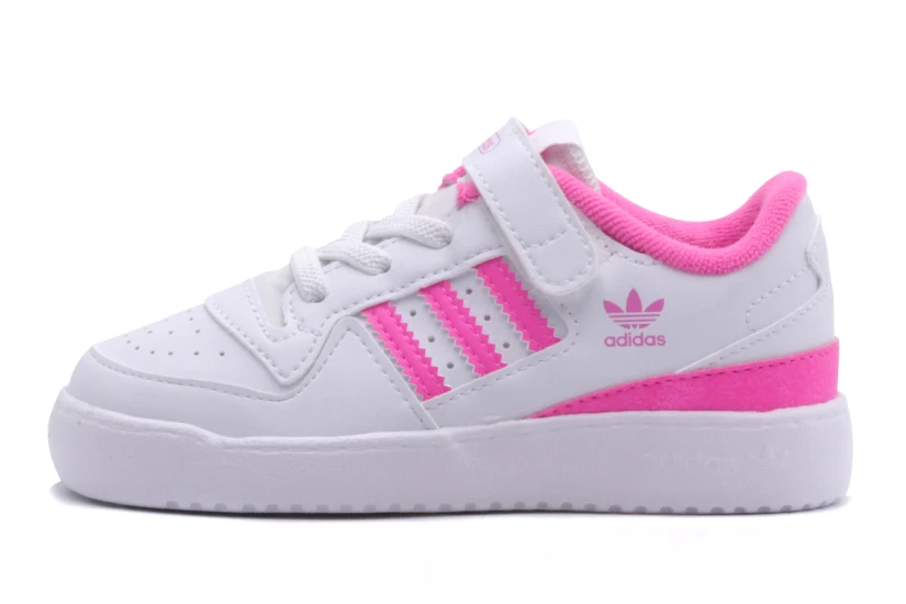 Adidas Originals Forum Low Βρεφικά Sneakers Λευκά, Ροζ