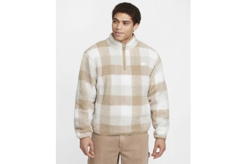 Nike Club Winterized Μπλούζα Sherpa Fleece Με Φερμουάρ Ανδρικό (FZ0896 247)