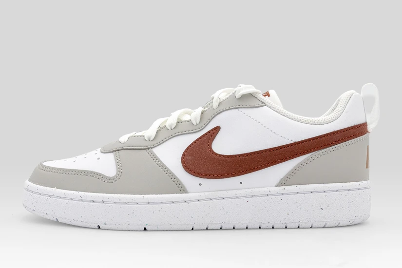 Nike Court Borough Recraft Sneakers Λευκά, Γκρι, Μπορντό
