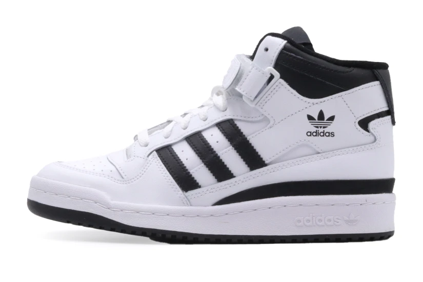 Adidas Originals Forum Mid Παιδικά Sneakers Λευκά, Μαύρα