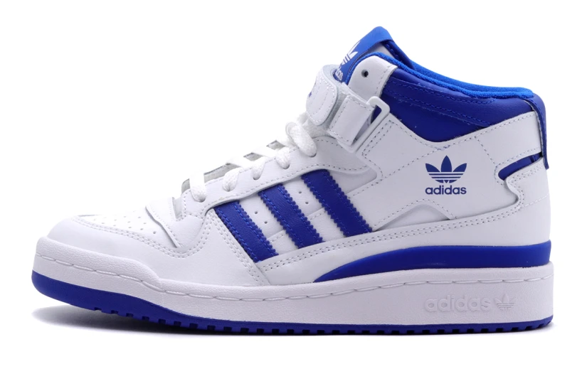 Adidas Originals Forum Mid Παιδικά Sneakers Λευκά, Μπλε