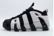 Nike Air More Uptempo Low Unisex Sneakers Μαύρα, Γκρι