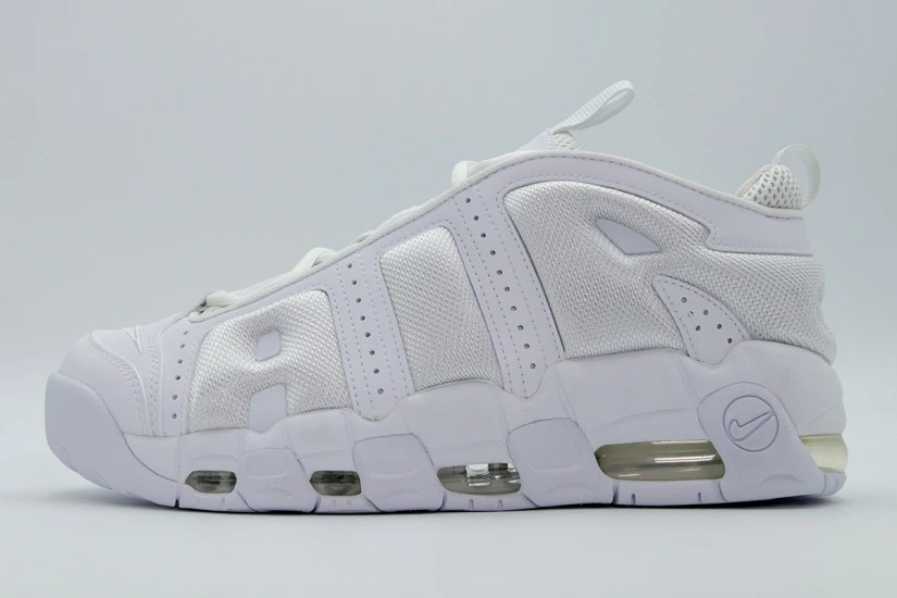 Nike Air More Uptempo Low Unisex Sneakers Λευκά