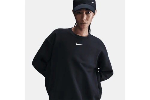 Nike Sportswear Phoenix Fleece Μπλούζα Με Λαιμόκοψη Γυναικεία (FZ4270 010)