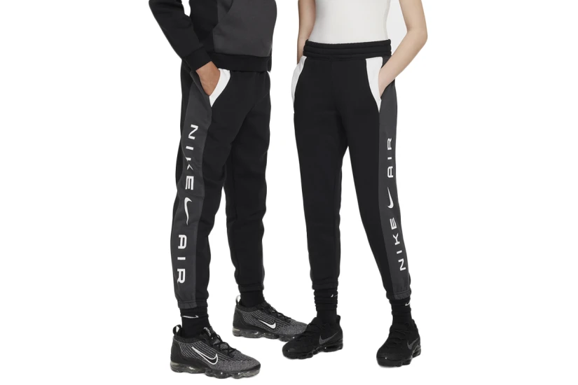 Nike Air Παιδικό Παντελόνι Φόρμας Μαύρο, Γκρι