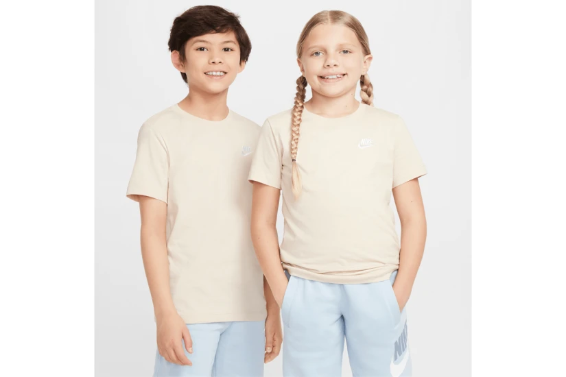 Nike Sportswear Παιδικό Κοντομάνικο T-Shirt Μπεζ