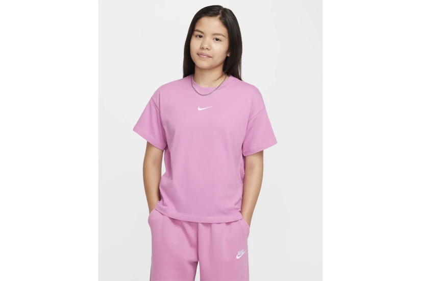 Nike Sportswear Essential Παιδικό Κοντομάνικο T-Shirt Ροζ