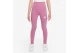 Nike Sportswear Classic High-Waisted Μακρύ Κολάν Λιλά