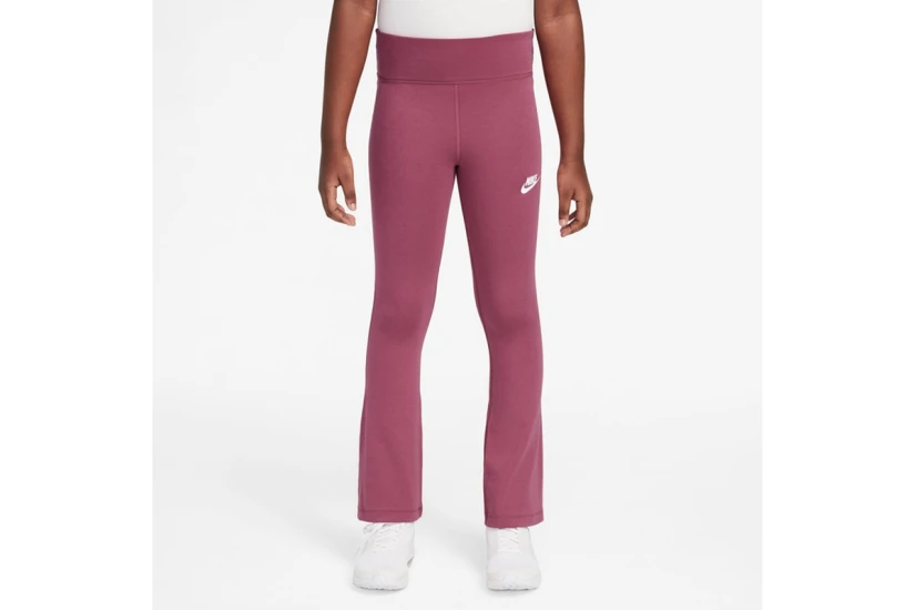 Nike Sportswear Classic High-Waisted Μακρύ Κολάν Βυσσινί