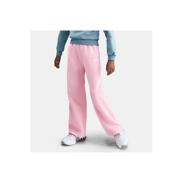 Nike Sportswear Club Fleece Wide-Leg Παντελόνι Φόρμας (FZ6774 690)
