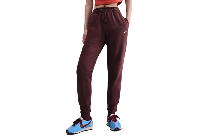 Nike Sportswear Phoenix Fleece Γυναικείο Παντελόνι Φόρμας Καφέ