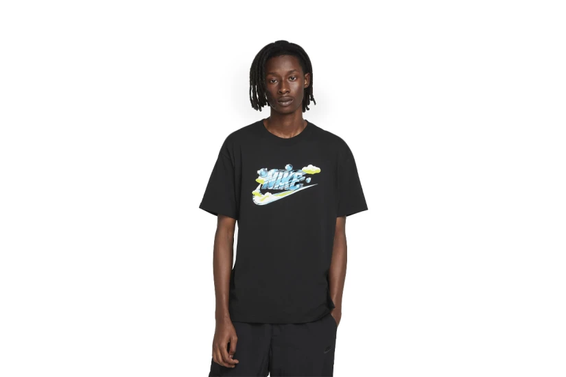 Nike Sportswear Max 90 Ανδρικό Κοντομάνικο T-Shirt Μαύρο