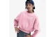Nike Sportswear Club Fleece Boxy Παιδικό Μακρυμάνικο Φούτερ με Λαιμόκοψη Ροζ