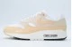 Nike Air Max 1 87 Textile Sneakers Λευκά, Μπεζ
