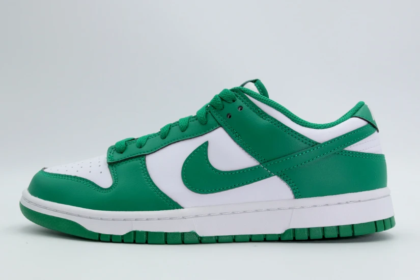 Nike Dunk Low Retro Ανδρικά Sneakers Λευκά, Πράσινα