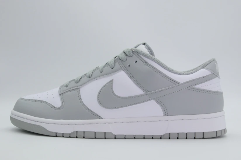 Nike Dunk Low Retro Ανδρικά Sneakers Λευκά, Γκρι
