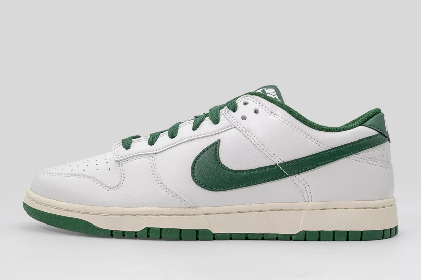 Nike Dunk Low Retro Ανδρικά Sneakers Λευκά, Πράσινα