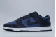 Nike Dunk Low Retro Ανδρικά Sneakers Μπλε Σκούρο, Μπλε, Λευκά