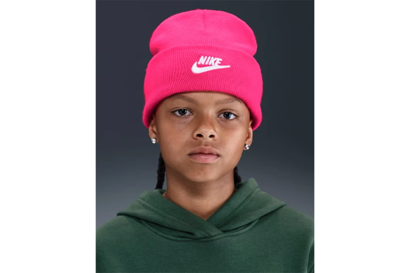 Nike Peak Παιδικό Χειμερινό Σκουφάκι Φούξια