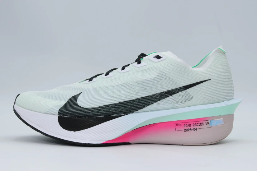 Nike Zoomx Vaporfly 4 Ανδρικά Αθλητικά Παπούτσια για Τρέξιμο Λευκά, Φυστικί, Φούξια