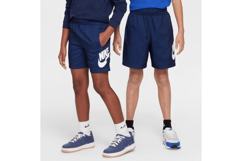 Nike Sportswear Club Παιδικό Αθλητικό Σορτς Μπλε Σκούρο, Λευκό