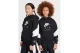 Nike Air Fleece Παιδικό Φούτερ με Κουκούλα Μαύρο, Λευκό