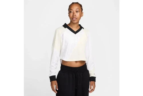 Nike Sportswear Crop Top Μακρυμάνικο Γυναικείο (HF9507 100)