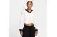 Nike Sportswear Γυναικείο Μακρυμάνικο Crop Top Λευκό