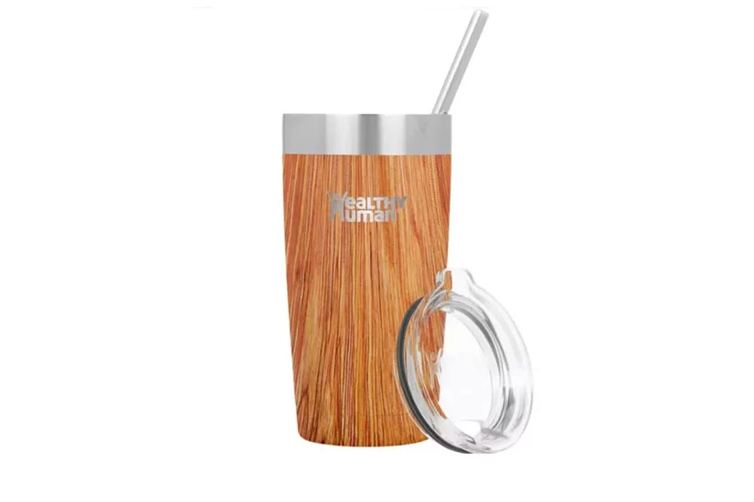 Healthy Human Cruiser Tumbler Ποτήρι Θερμός 20Oz-591Ml (HH-SOB51-NATURAL WOOD)