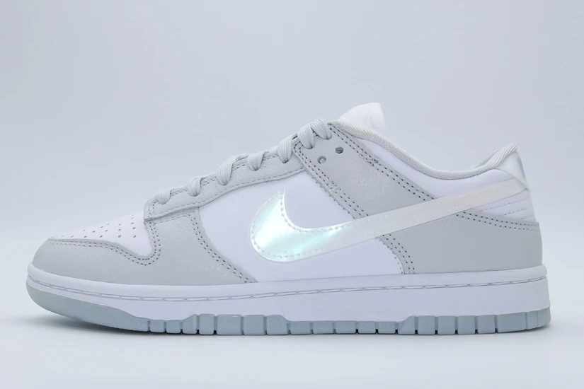 Nike Dunk Low Sneakers Λευκά, Γκρι Ανοιχτό, Εκρού