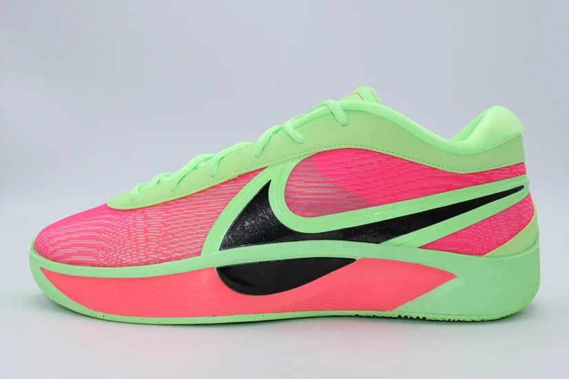 Nike Giannis Freak 6 Ανδρικά Μπασκετικά Παπούτσια Φούξια, Λαχανί