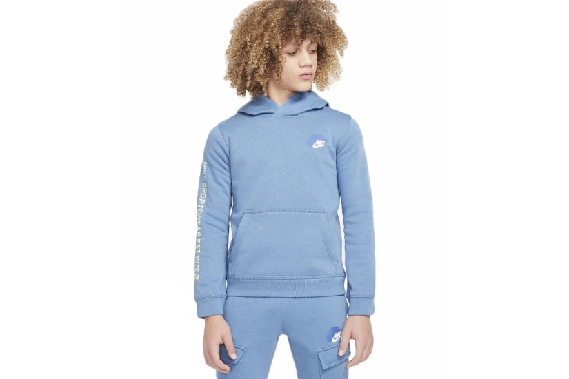 Nike Sportswear Standard Issue Παιδικό Φούτερ Με Κουκούλα Ραφ