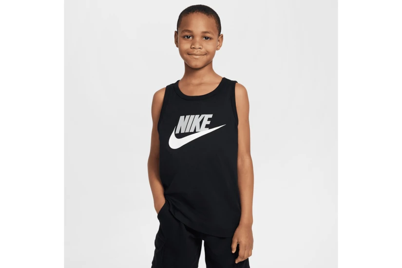 Nike Sportswear Παιδική Αμάνικη Μπλούζα Μαύρη