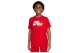 Nike Sportswear Παιδικό Κοντομάνικο T-Shirt Κόκκινο, Λευκό
