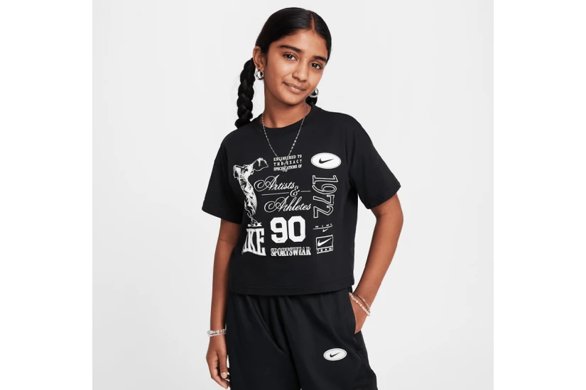 Nike Sportswear Παιδικό Κοντομάνικο T-Shirt Μαύρο