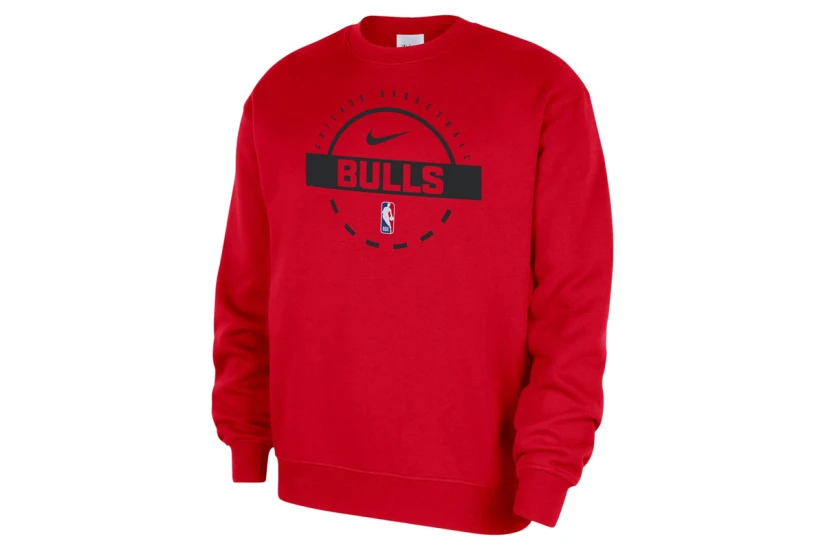 Nike Chicago Bulls Dri-Fit Ανδρική Μακρυμάνικη Μπλούζα Κόκκινη