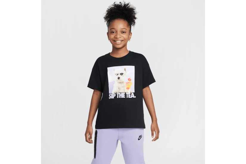 Nike Sportswear Παιδικό Κοντομάνικο T-Shirt Μαύρο