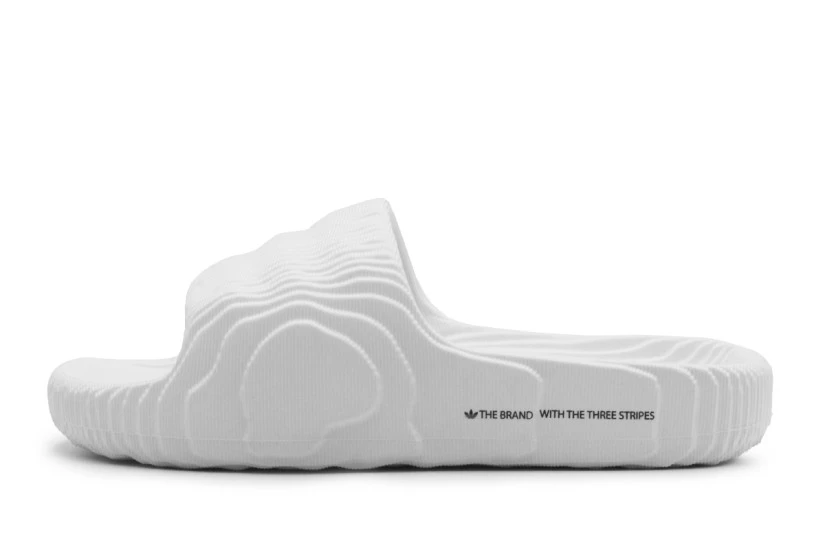 Adidas Originals Adilette 22 Slides Unisex Παντόφλες Λευκές