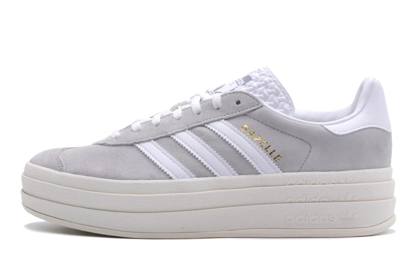 Adidas Originals Gazelle Bold Sneakers Γκρι Ανοιχτά, Εκρού