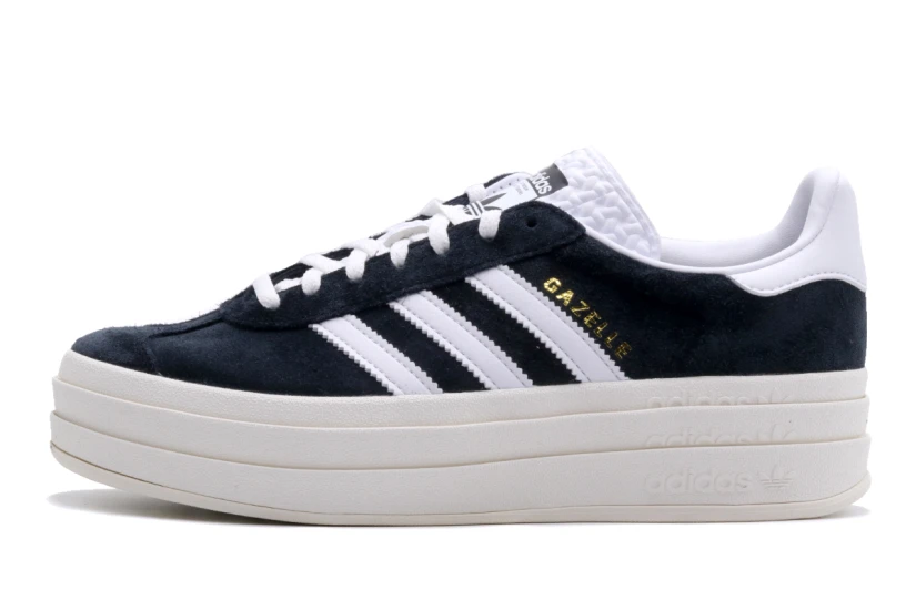Adidas Originals Gazelle Bold Sneakers Μαύρα, Λευκά, Εκρού