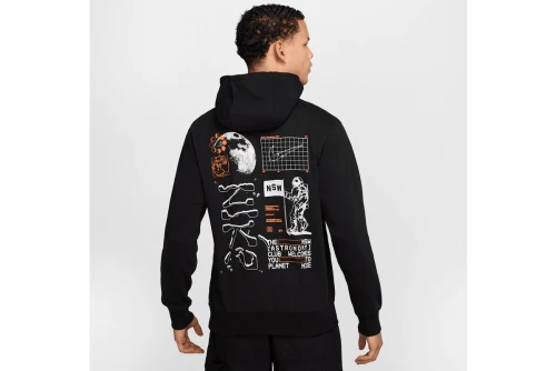 Nike Club French Terry Hoodie Ανδρικό (HQ8594 010)