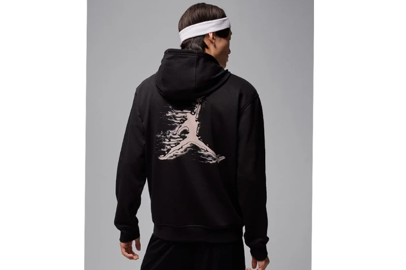 Jordan Sport Crossover Dri-FIT Ανδρικό Φούτερ με Κουκούλα Μαύρο