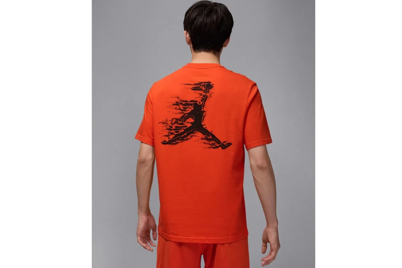 Jordan Sport Dri-FIT Ανδρικό Κοντομάνικο T-Shirt Πορτοκαλί